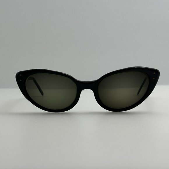 American Optical Eyeglasses Eye Glasses Frames 5 1/4 Black Vintage Cat Eye 46-16 main image 5